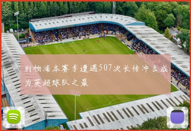 利物浦本赛季遭遇507次长传冲击成为英超球队之最